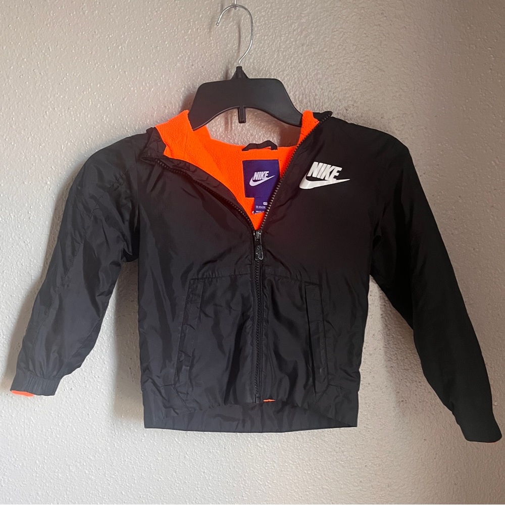 Kid’s 4T Orange lined Windbreaker Jacket